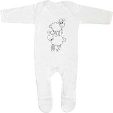 Pair cute sheep baby - 'pair,