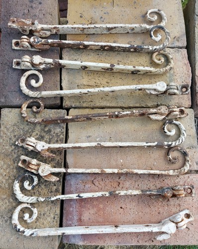 Cast iron window - window, stays