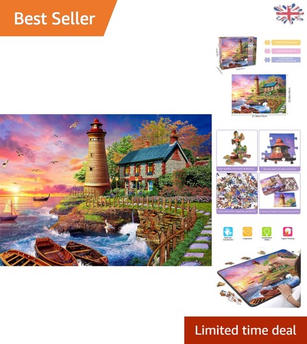 1000 piece scenic lighthouse - 1000-piece,