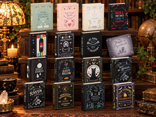 Book shaped wooden storage box - book,