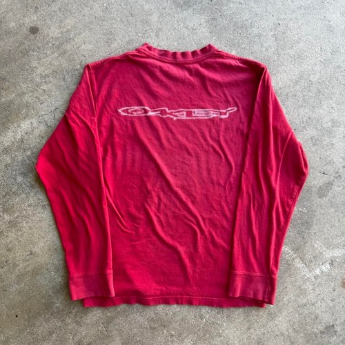 Red oakley longsleeve - 00’s,