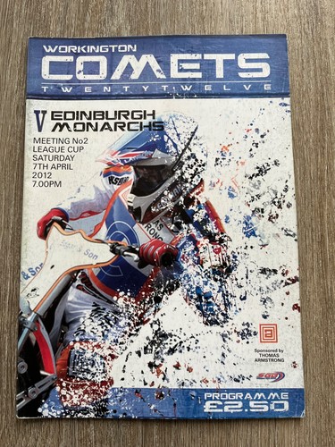 Workington speedway programme - workington,