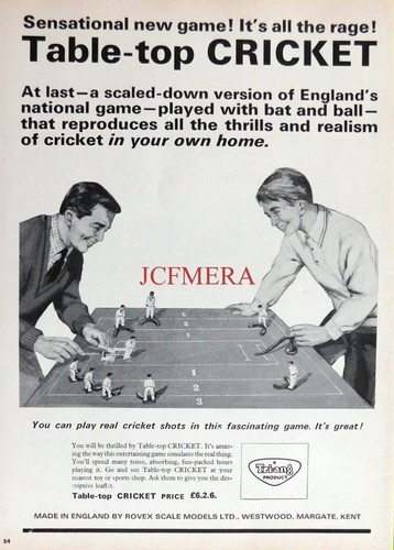 Tri ang table top - tri-ang, cricket'