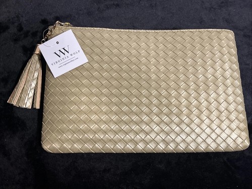 Virginia wolf mimi woven pouch - virginia,