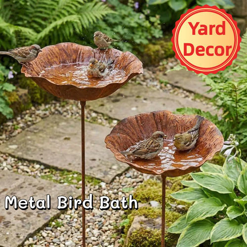 Handmade metal flower garden - handmade,