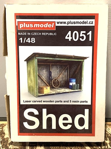 Plus model shed small - model, 1/48