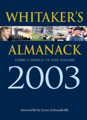 Whitaker almanack 2003 - almanack,