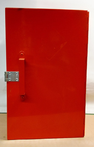 Red metal safety - metal,