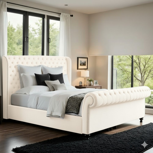 Chesterfield royal sleigh bed - chesterfield,
