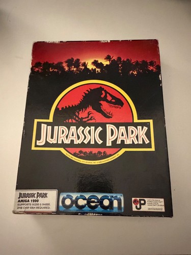 Amiga 1200 game jurassic park - amiga,