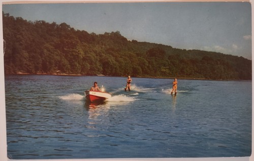 Vintage postcard alton - postcard, lake