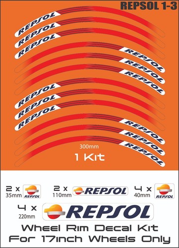 Repsol style motorcycle wheel - repsol,