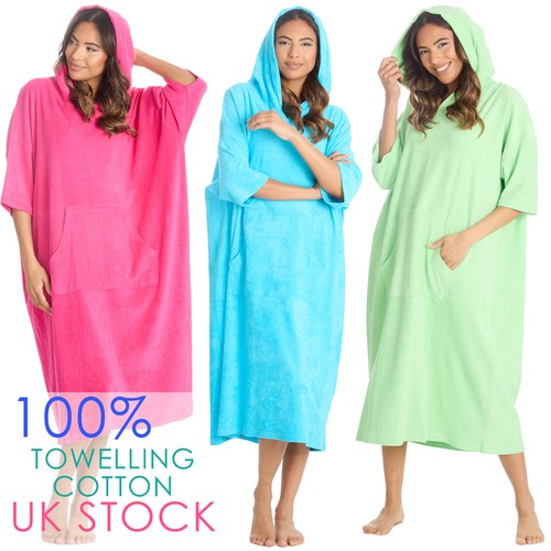 Womens hooded poncho towel - womens,