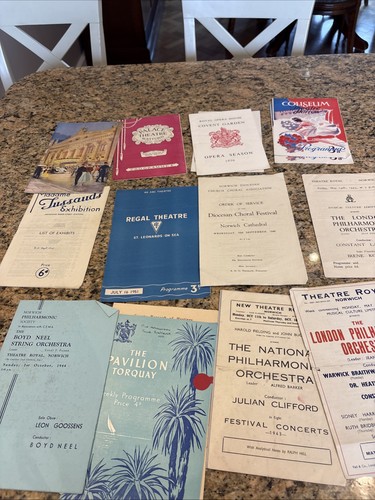 Various concert programmes - various,
