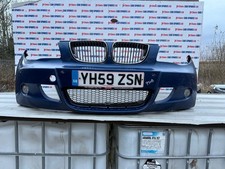BMW 1 SERIES HATCHBACK 5DR M SPORT MK1 FL E87 2009 BLUE 381  FRONT BUMPER MARKS