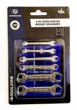 OPEN ENDED MIDGET SPANNER SET