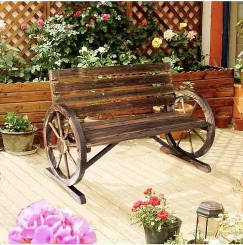 Outdoor wooden wagon - outdoor,