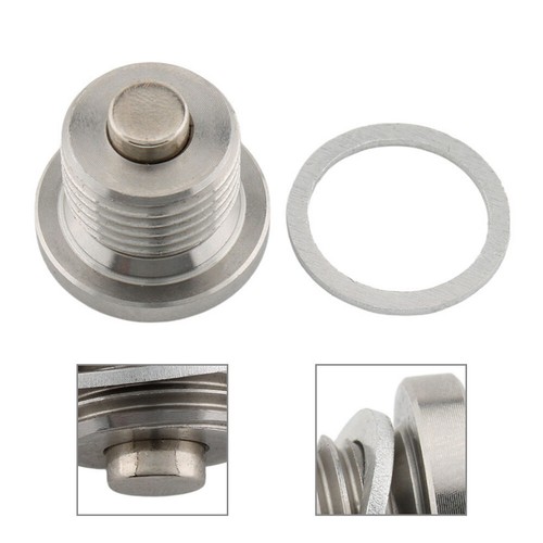 Magnetic oil drain plug - drain,
