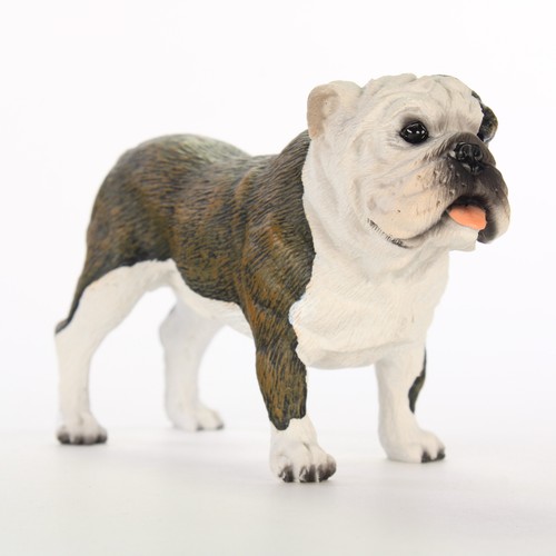 Bulldog figurine hand - bulldog,