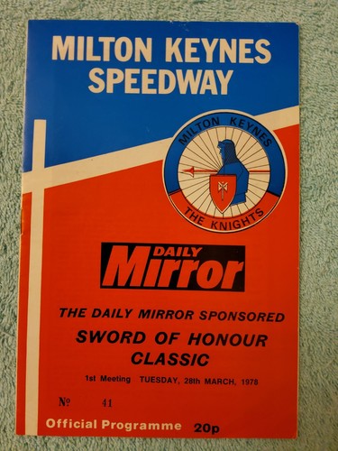 Milton keynes 1978 sword - keynes,