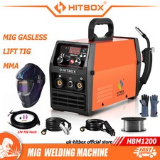 3 IN 1 MIG WELDER INVERTER 200A DC MMA GASLESS TIG ARC MIG WELDING MACHINE 220V