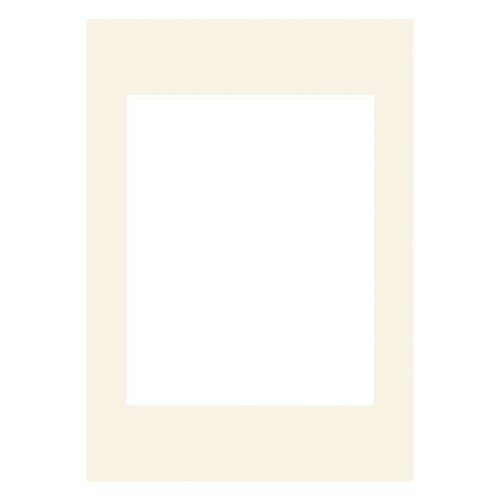 Antique white picture mounts - white,