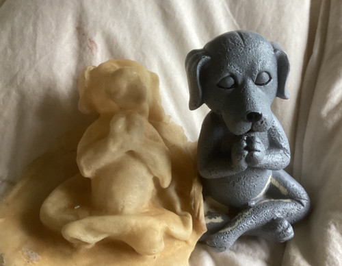Latex mould make meditating - to,