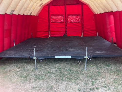 Mobile trailer stage for sale