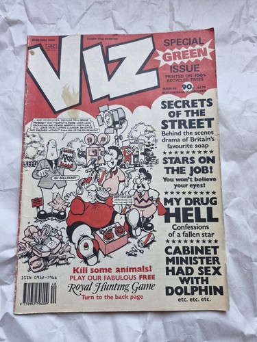 Viz comic five early copies - viz, comic.