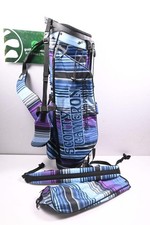 Scotty Cameron Circle T Serape Wanderer Stand Bag / 3-Way Divider / Black, Blue