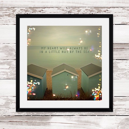 Mounted art print for beach - mounted,