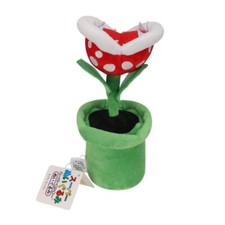 New Super Mario Bros. Piranha Plant Plush Soft Toy Stuffed Animal Teddy 8"