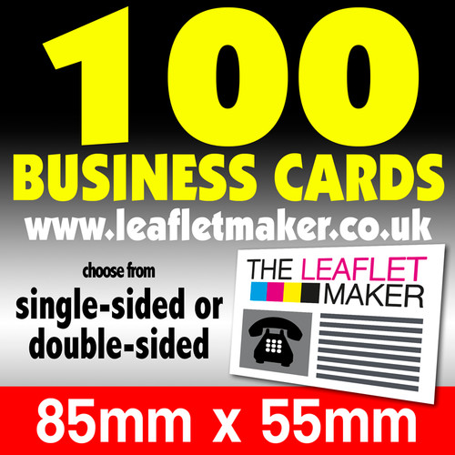 100 business cards - business, full