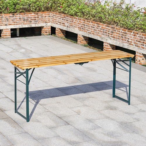 Slim folding garden beer table - garden,