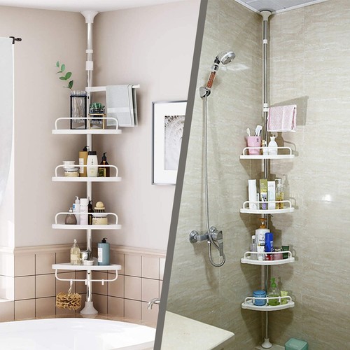Plastic shower caddy - plastic, corner