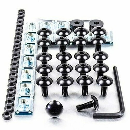Black ergal fairing screw kit - ergal,