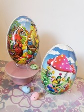2 Vintage Cute Paper Mache