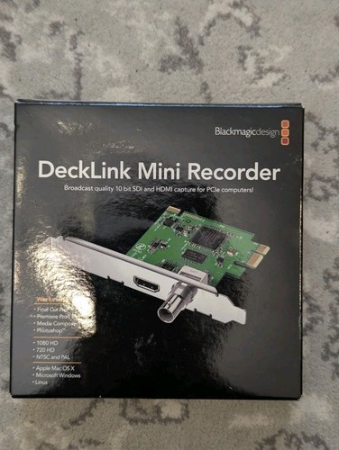 Blackmagic decklink mini - decklink,