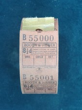 BOOTH & FISHER 8 1/2d BUS