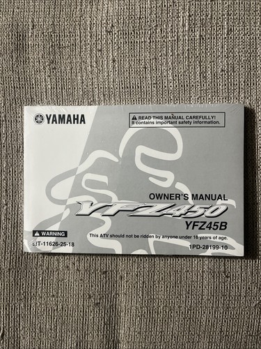 New oem yamaha owner manual - new, owner's