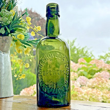 Old Fashioned Glass John Groves & Sons Ltd Weymouth Vintage Victorian Bottle