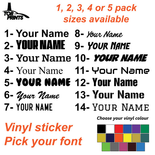 Personalised custom text name - text,