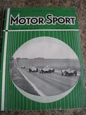 MOTORSPORT MAGAZINE AUG 1956