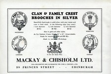 Original 1956 advert for CLAN