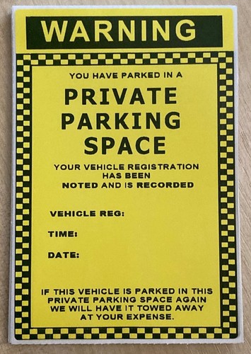 Private parking space - parking, no