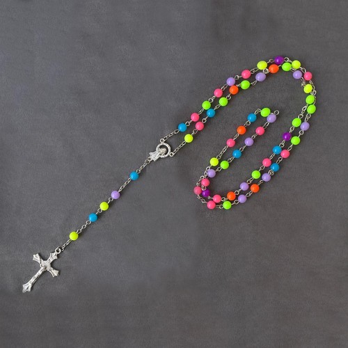 Rosary beads necklace jesus - beads, necklace,