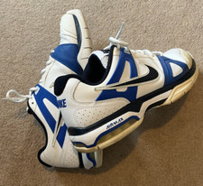 Nike Air Max Courtballistec 4.3 | White ,Blue & Black Tennis Shoes | Size 9