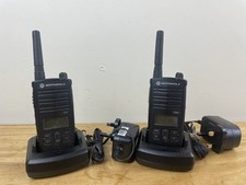 MOTOROLA XTN/iD XT SERIES TWO WAY RADIO PAIR & 2 CHARGERS WALKIE TALKIE SET