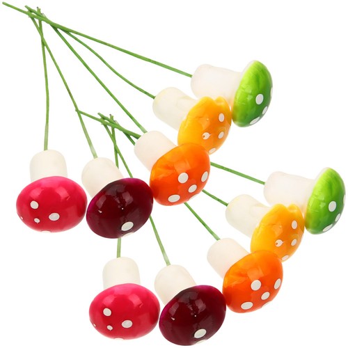 20pcs garden mushroom decor - garden,