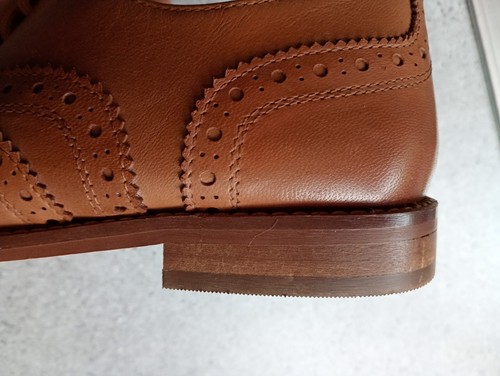 Ladies crew brown - ladies, leather